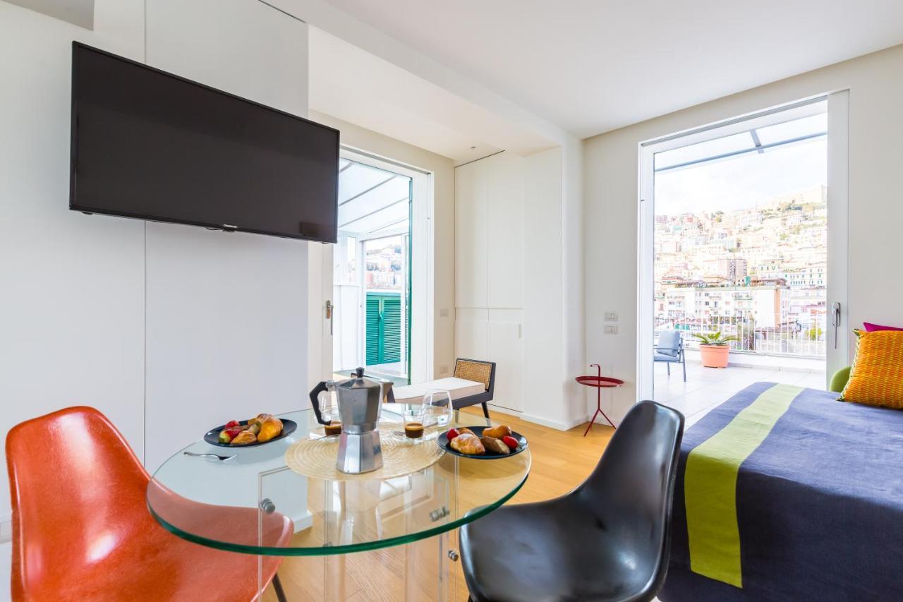 Seaview Terrace 360°& Elegant Loft Leilighet Napoli Eksteriør bilde