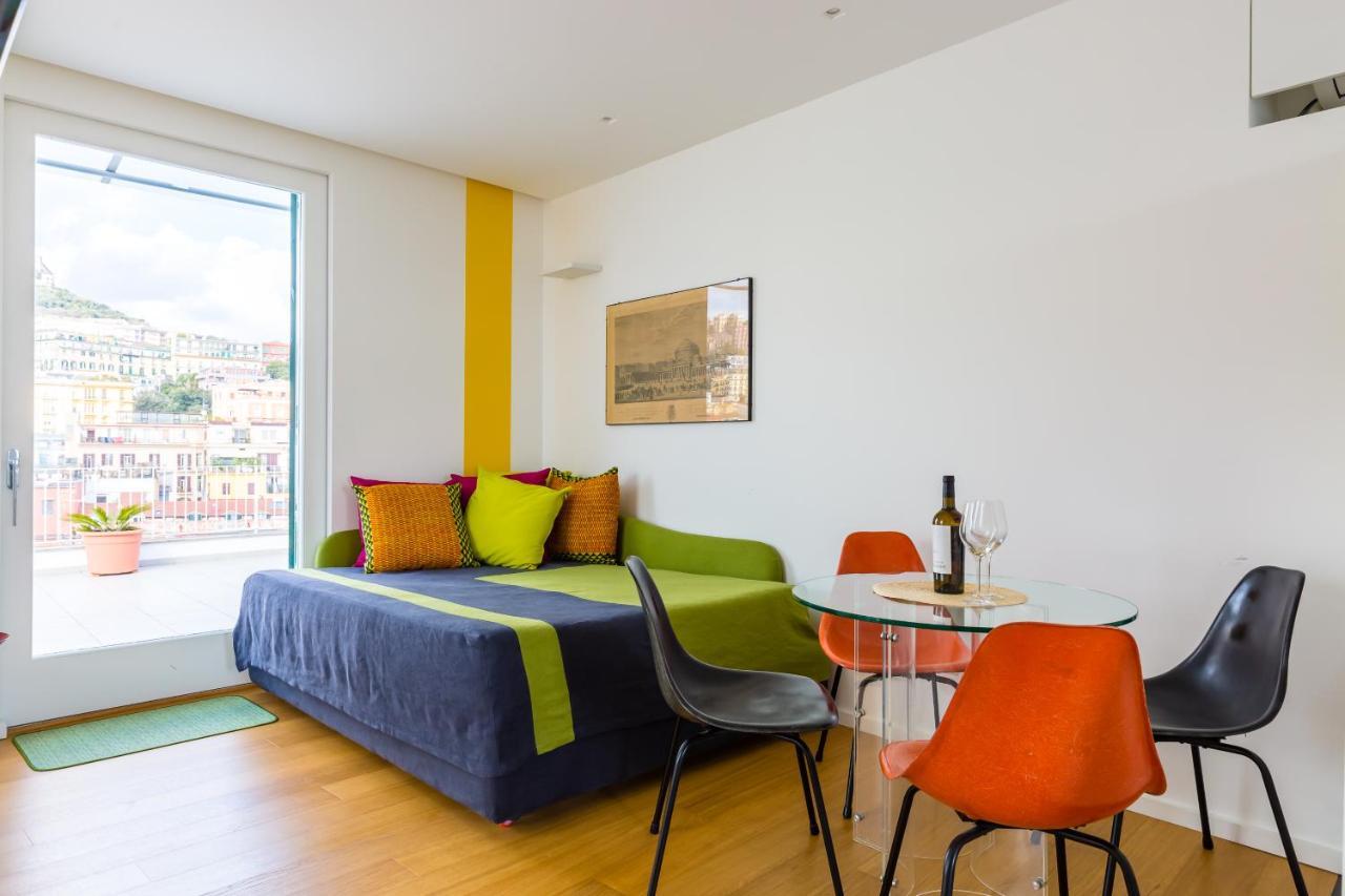 Seaview Terrace 360°& Elegant Loft Leilighet Napoli Eksteriør bilde
