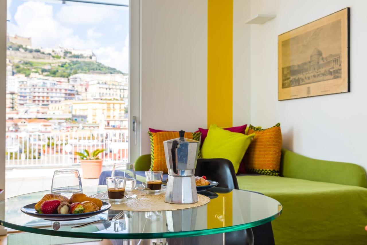 Seaview Terrace 360°& Elegant Loft Leilighet Napoli Eksteriør bilde