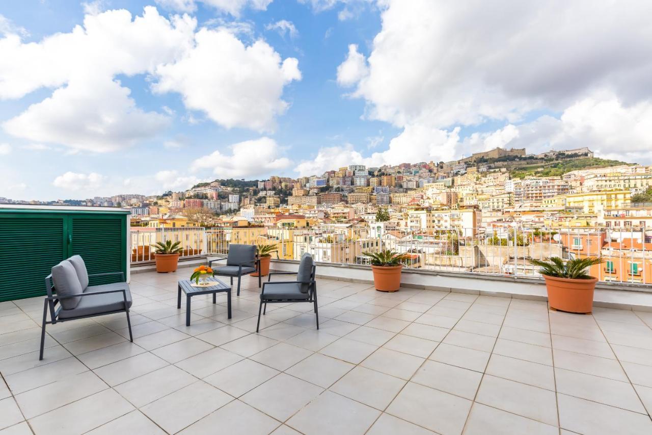 Seaview Terrace 360°& Elegant Loft Leilighet Napoli Eksteriør bilde
