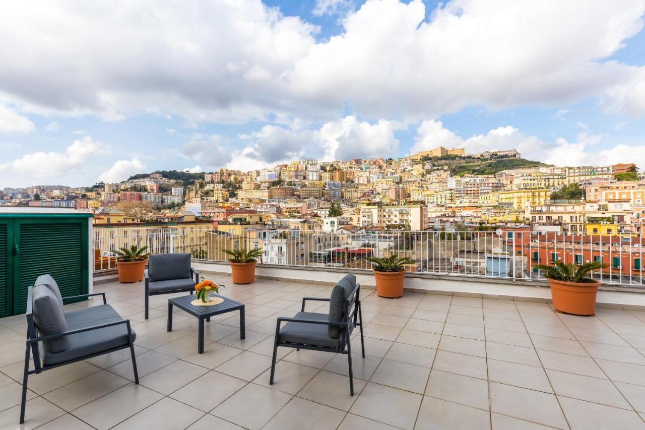 Seaview Terrace 360°& Elegant Loft Leilighet Napoli Eksteriør bilde