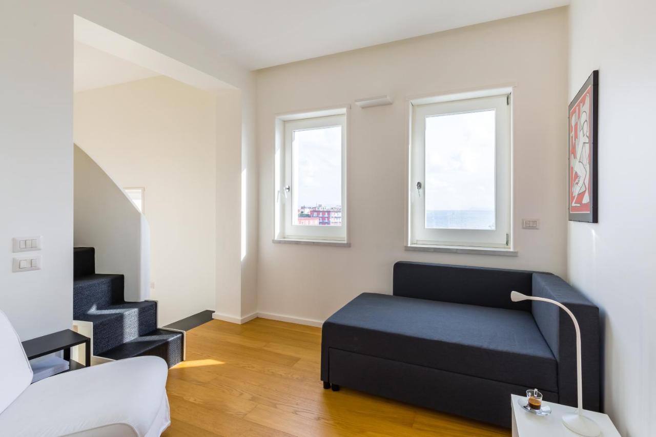 Seaview Terrace 360°& Elegant Loft Leilighet Napoli Eksteriør bilde