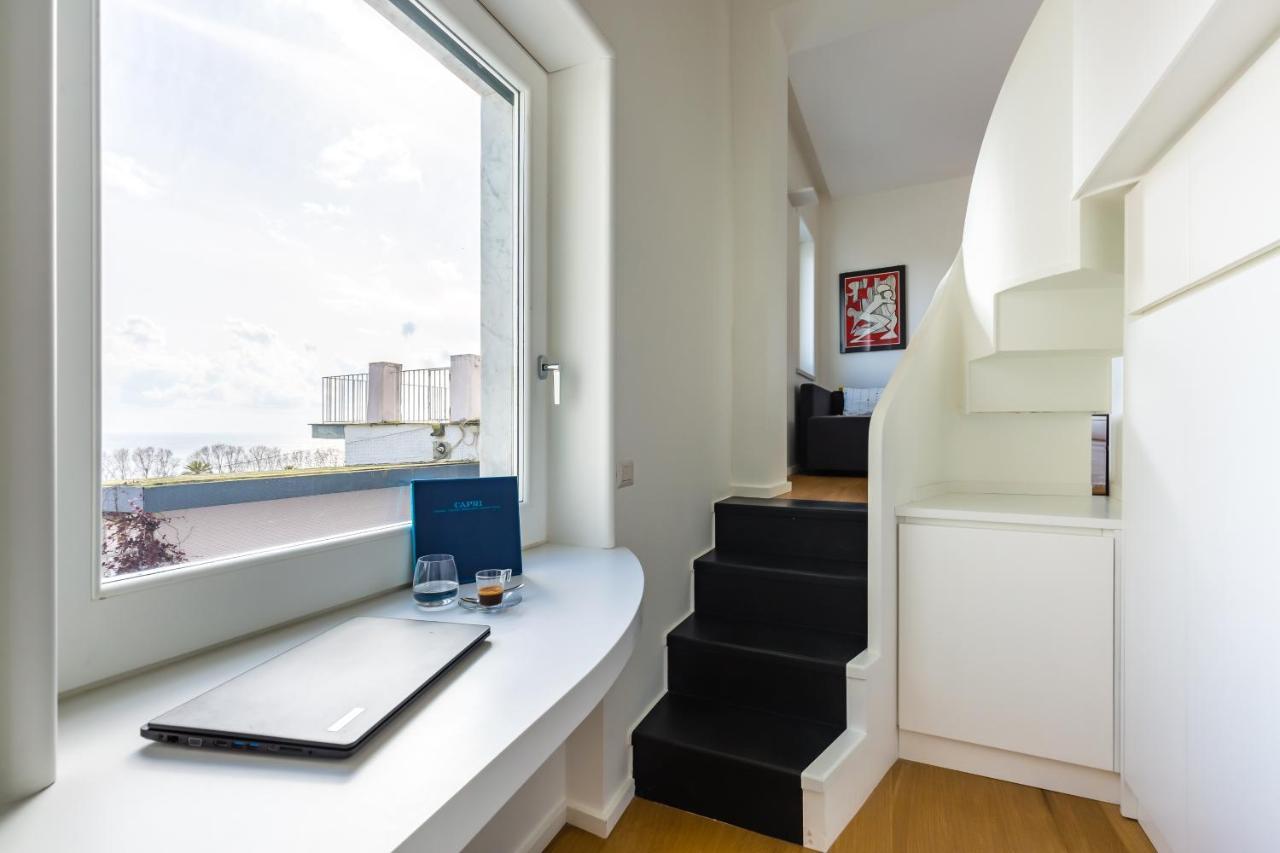 Seaview Terrace 360°& Elegant Loft Leilighet Napoli Eksteriør bilde