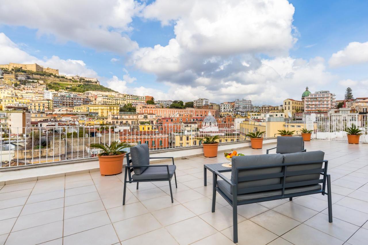 Seaview Terrace 360°& Elegant Loft Leilighet Napoli Eksteriør bilde