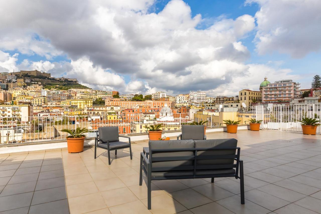 Seaview Terrace 360°& Elegant Loft Leilighet Napoli Eksteriør bilde